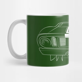 Ford GT - rear stencil, white Mug